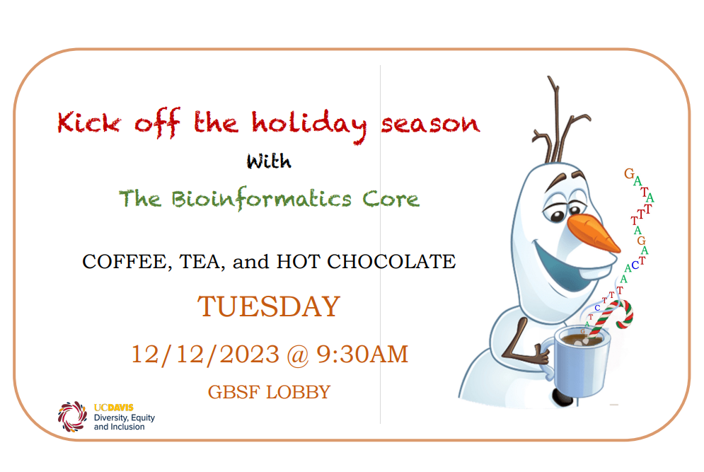 bioinformatics coffee and tea