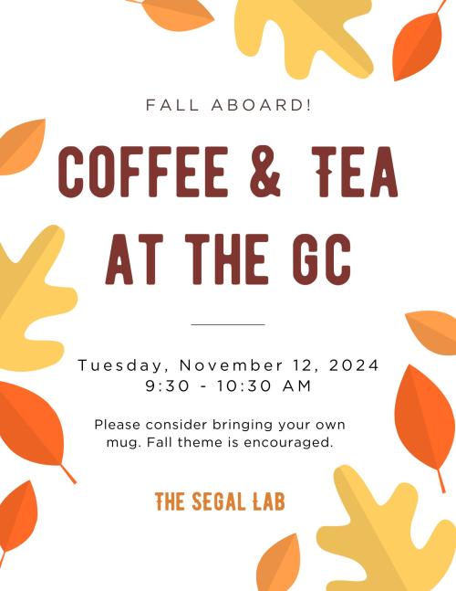 A flyer with information for the event.