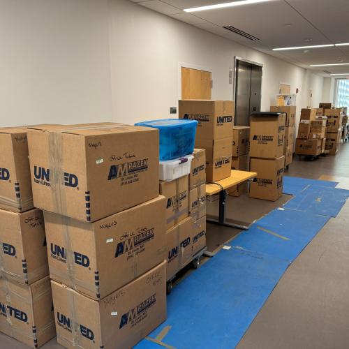 Picture of moving boxes