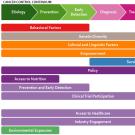 Figure 1. Factors affecting the state of cancer among Latinos, identified by the task force: Latino researchers against cancer (TFLRAC).